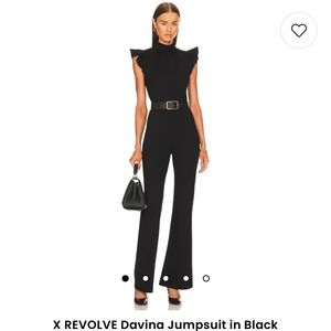 Revolve Davina Jumpsuit in Black
